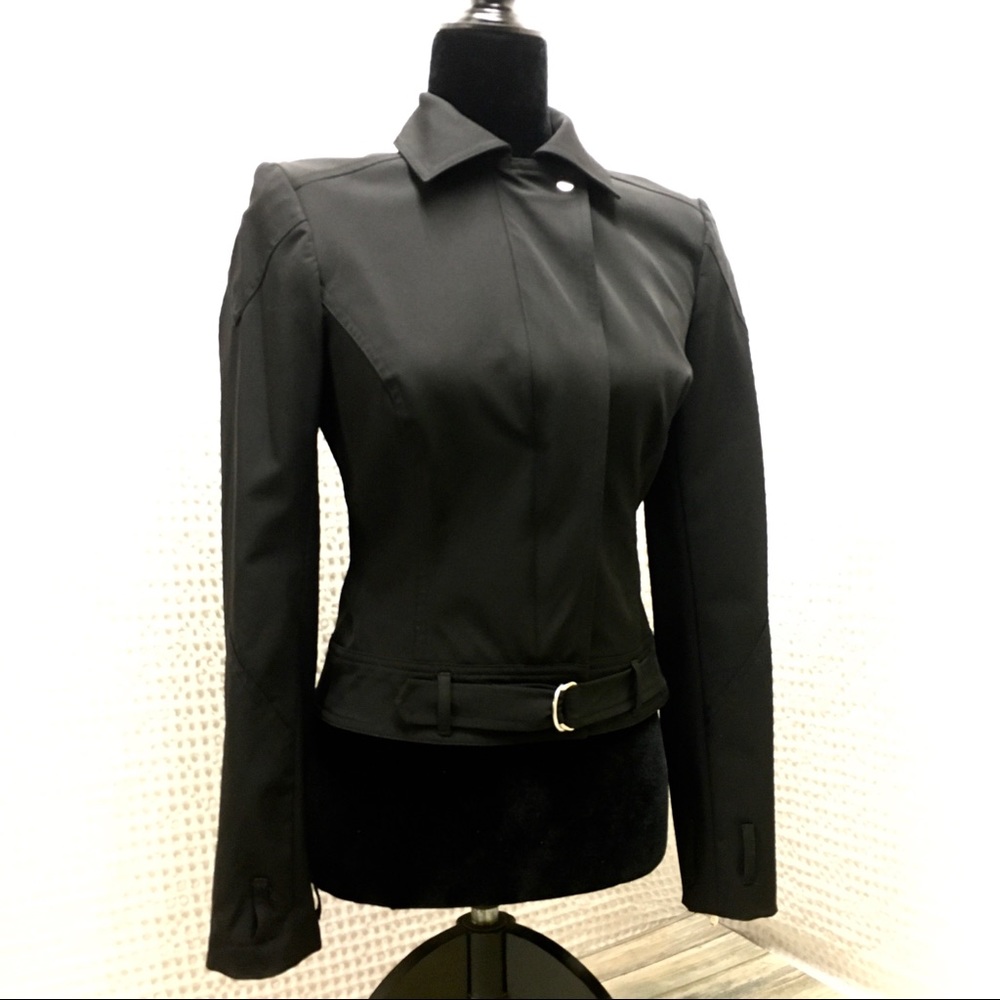 Zipper & Buckle detail black Jacket